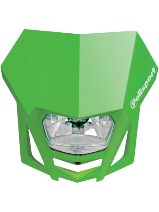 Универсална маска с фар Polisport LMX 12V/35W - Green